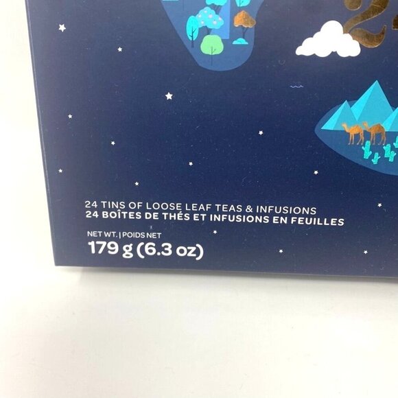 EMPTY David's Tea 24 Trips Advent Calendar Drawer Tins Preowned - Picture 5 of 10